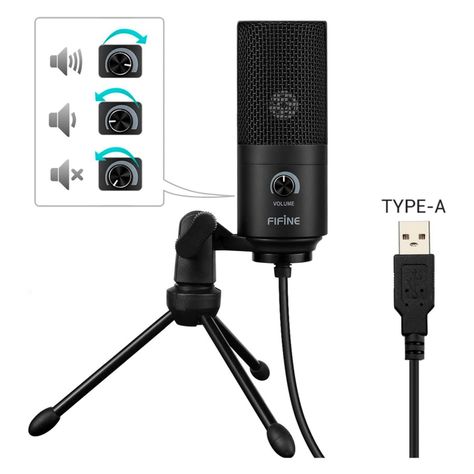 Micrófono Streaming Fifine K669 USB-3