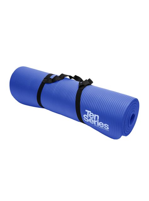 Mat De Yoga y Entrenamiento Azul Ten series-2