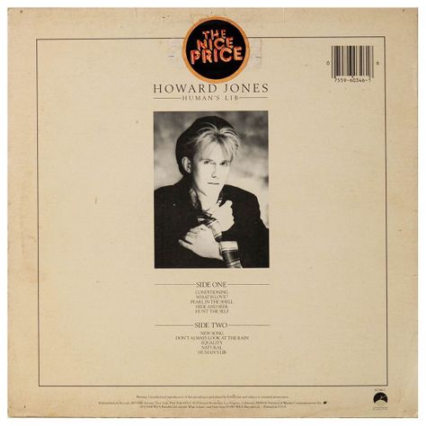 HOWARD JONES - HUMAN’S LIB  VINILO USADO-1