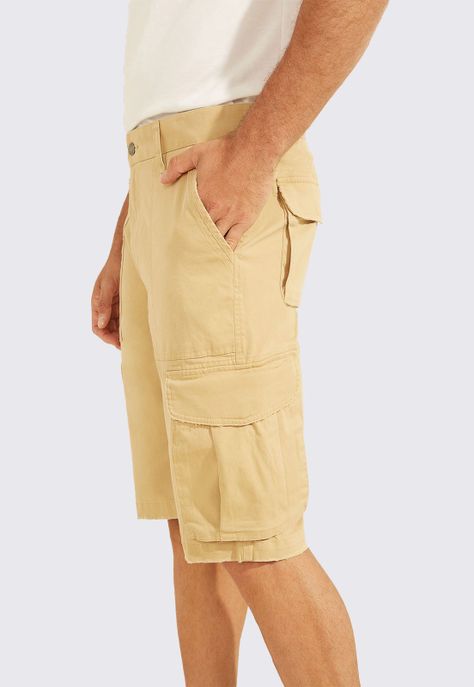 Short Guess Carter Twill Cargo Shorts-2