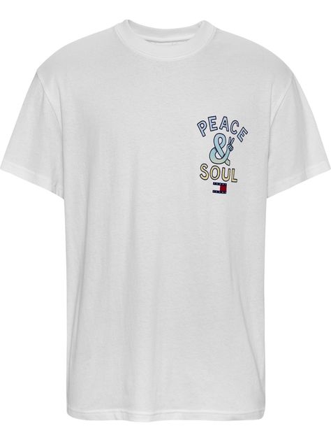 Polera Tjm Peace And Soul Blanco Tommy Hilfiger-0