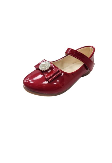 Zapato De Vestir Formal Niña Rojo-0