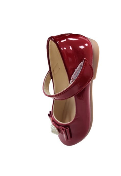 Zapato De Vestir Formal Niña Rojo-2