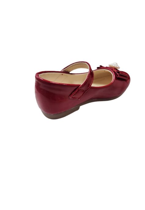 Zapato De Vestir Formal Niña Rojo-1