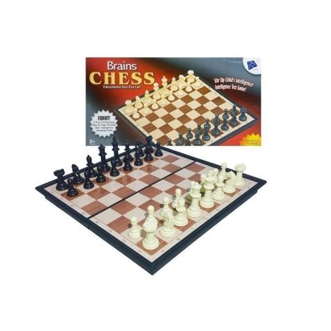 Ajedrez Brain Chess 23.5 X 23.5 con imán Fácil Para Llevar-1