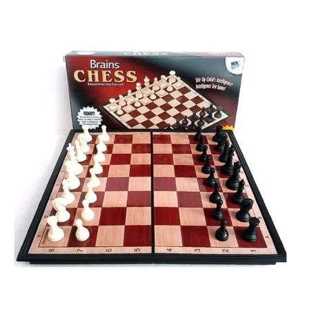 Ajedrez Brain Chess 23.5 X 23.5 con imán Fácil Para Llevar-2