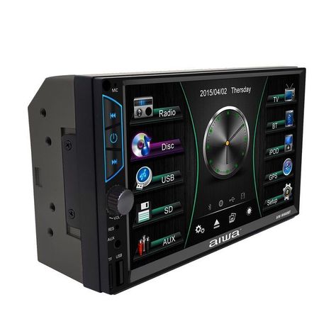 Radio Auto 2 Din Mirrorlink Touch De 7'' Aiwa W660bt-0