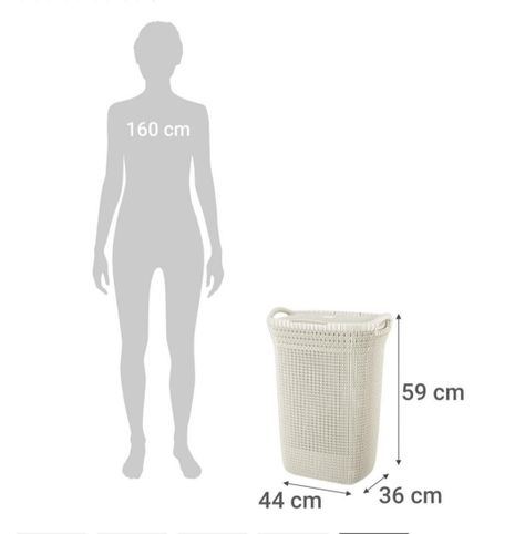 Cesto Canasto Para Ropa Khipu 60 Lts Con Tapa-4