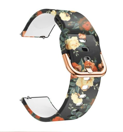 Correa Compatible Samsung Watch 4 / 4 Classic Rosas Rojas 20mm-0