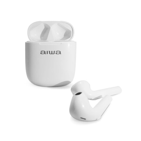 Audífonos In-ear Inalámbricos Aiwa Awtwsd1 Blanco-1
