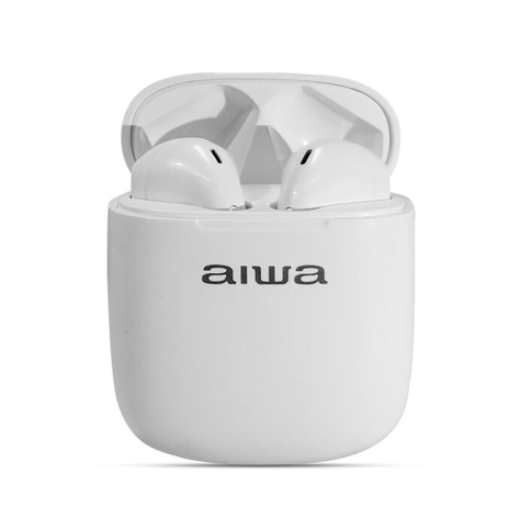 Audífonos In-ear Inalámbricos Aiwa Awtwsd1 Blanco-0