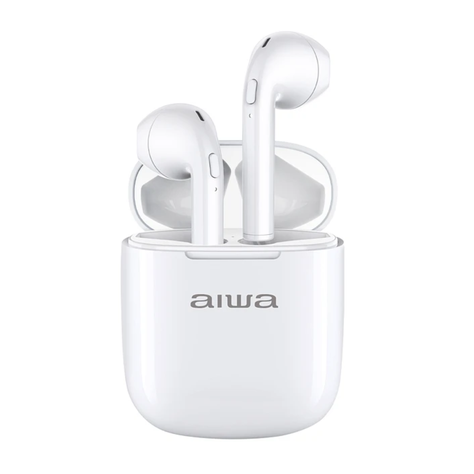 Audífonos In-ear Inalámbricos Aiwa Awtwsd1 Blanco-2