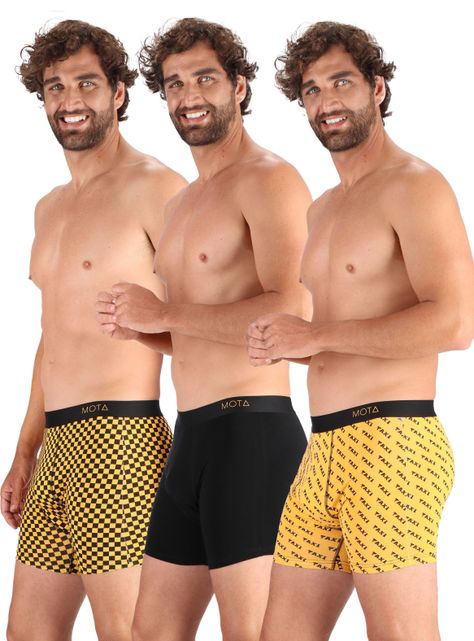 BOXER MEDIO ALGODÓN PACK3 un-0