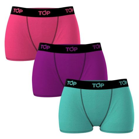 Bóxer Corto Modal MUJER Pack 3 C1 Top-0
