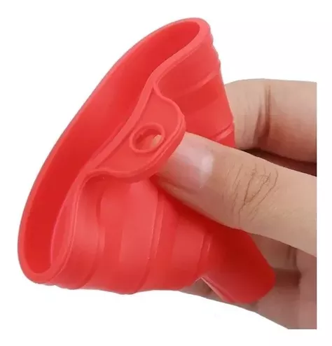 Embudo Plastico Embudo De Silicona Plegable Embudo Multiuso-4