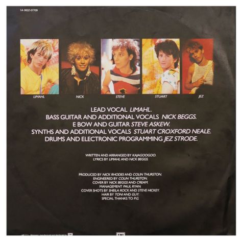 KAJAGOOGOO - TOO SHY 12" MAXI SINGLE VINILO USADO-1