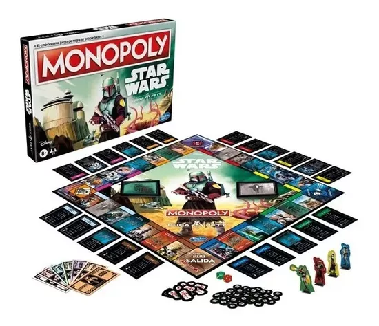 Monopoly Star Wars Boba Fett - En Español - Hasbro-4