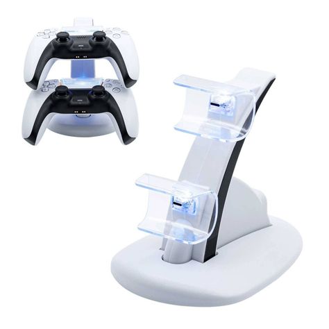 Base de Carga Controles PS5 con Indicador Led-1