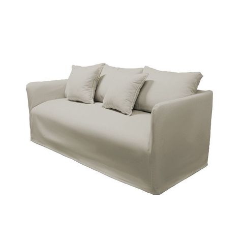 Sofá Dua Chenille Beige 3C-2