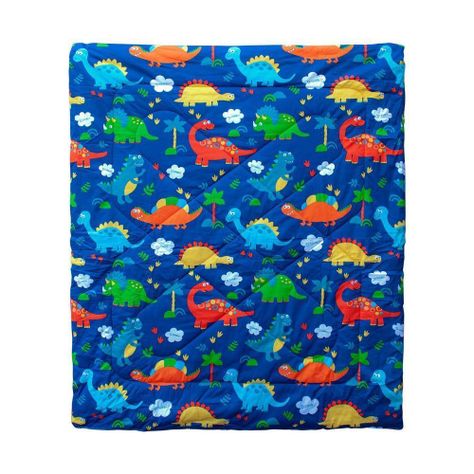 Set ropa para cama 1 PLAZA Niño Dinosaurios de 4 piezas Pellitos-1