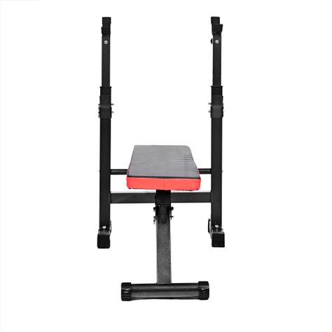 Banco Ejercicios Inclinable - Plano con Rack-1