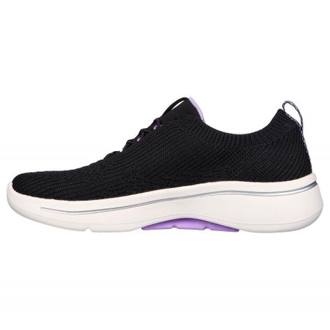 Zapatilla Mujer Go Walk Arch Fit CW Negro Skechers-3