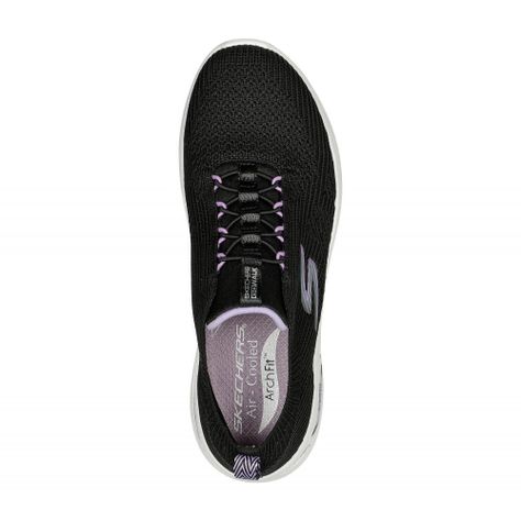 Zapatilla Mujer Go Walk Arch Fit CW Negro Skechers-1