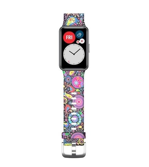 Correa De Diseño Compatible Con Huawei Watch Fit Pavorreal-0