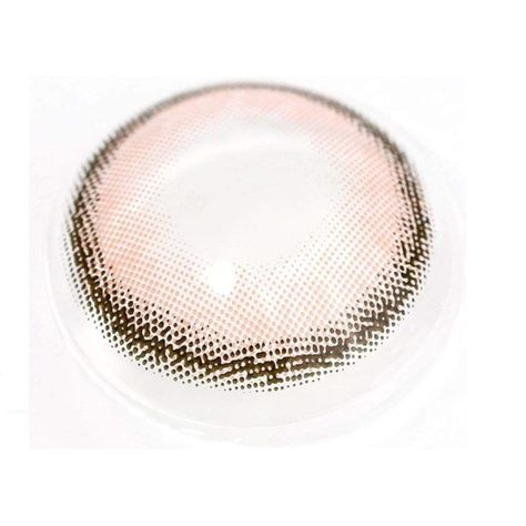 Par De Lentes De Contacto Línea Roze Airy Color Café Bebé-0