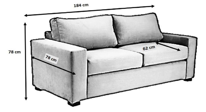 Sofá Romme 3C Café-1