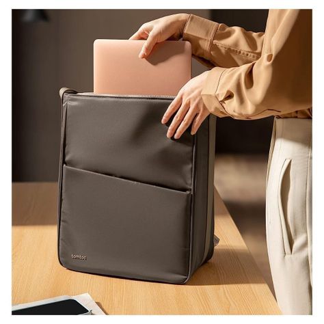 Tomtoc Mochila/Bolso de Hombro SLASH H63 para 11" - Marrón-7