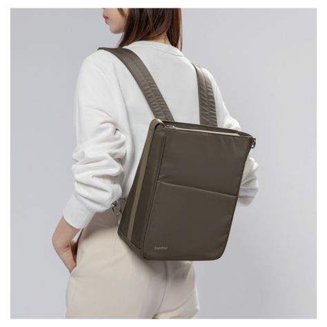 Tomtoc Mochila/Bolso de Hombro SLASH H63 para 11" - Marrón-6