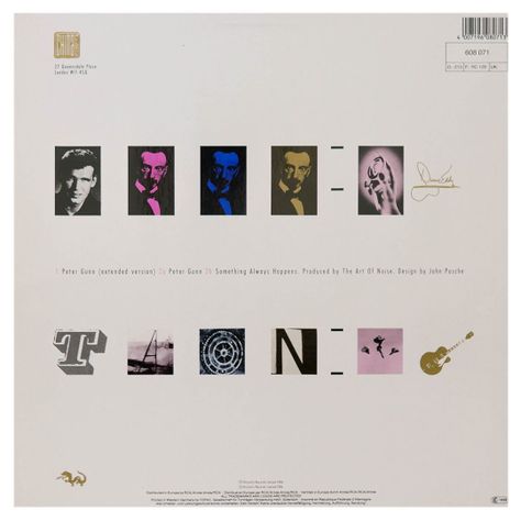 ART OF NOISE - PETER GUNN 12" MAXI SINGLE VINILO USADO-1