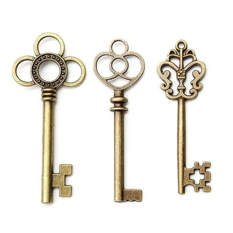 Llaves Decorativas Antiguas Colecciones Llaves, 3 unidades.-0
