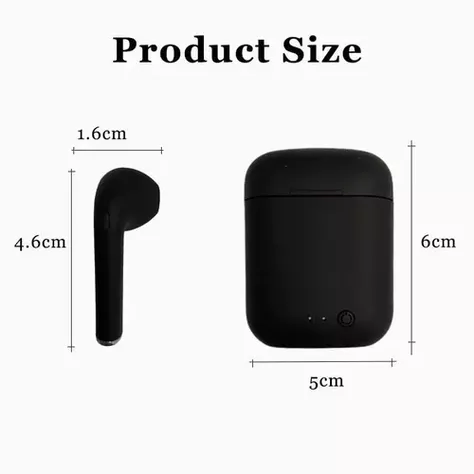 Audífono Bluetooth I12 Táctil Blanco-2