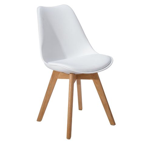 Silla Eames Tulip Acolchada Comedor Escritorio-0