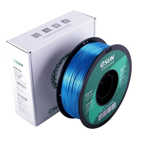 Filamentos Pla Seda Esun 1kg 1.75mm Cyan-0