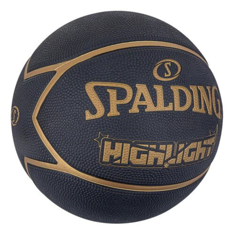 Balón Basketball Highlight Tamaño 7 Negro Dorado-1