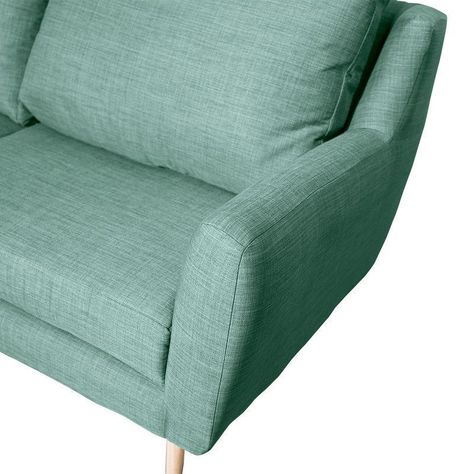Sofá Lenora Felpa Verde 2C-2