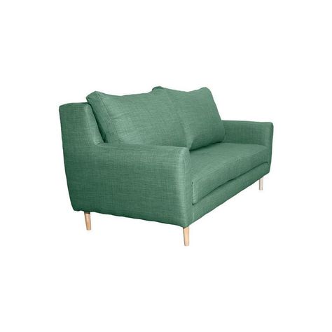 Sofá Lenora Felpa Verde 2C-1