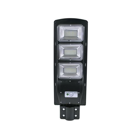 Luminaria Solar Pública LED Integrado 60W Fría Con Sensor-0