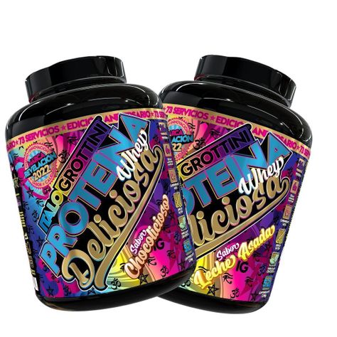 PACK 2 PROTEINAS WHEY 5LB CHOCOLICIOSO - LECHE ASADA-0