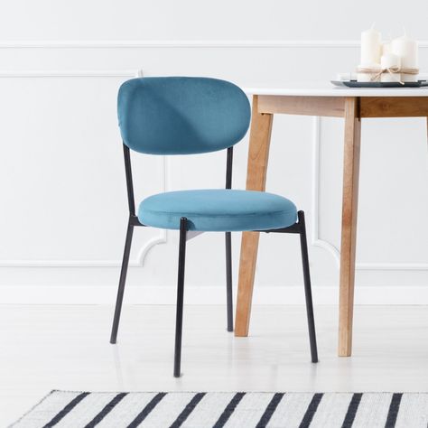 Pack 2 Sillas de Comedor Blues Azul-1