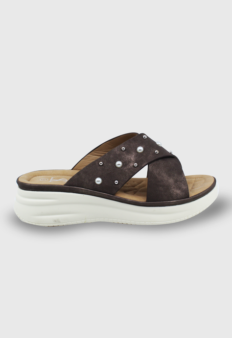 Sandalia Fatima café Stylo Shoes-0