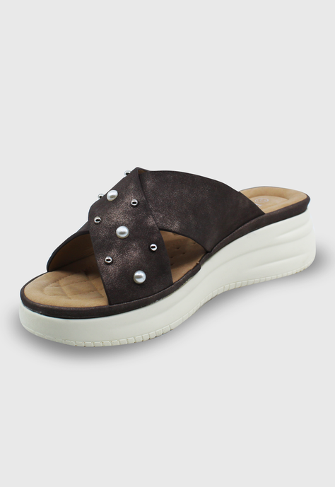 Sandalia Fatima café Stylo Shoes-2