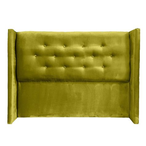 Respaldo Argos King Felpa Verde Olivo-0