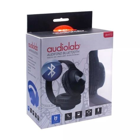 Audifono Bluetooth Audiolab BH973P Plata-3