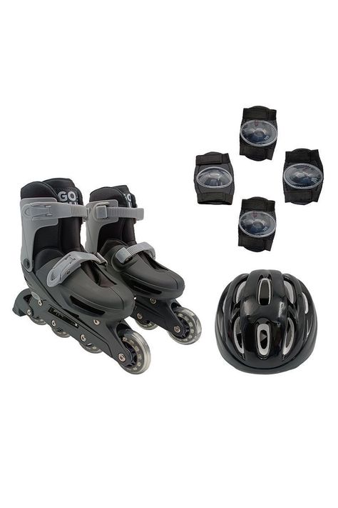 Set patines y protecciones GOFUN S Negro-0