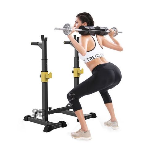 RACK SENTADILLAS MIKING 500LB + BANCO MULTIFUNCIONAL DS501-1
