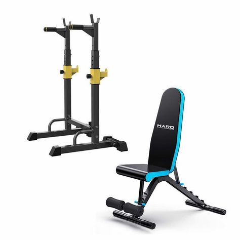 RACK SENTADILLAS MIKING 500LB + BANCO MULTIFUNCIONAL DS501-0